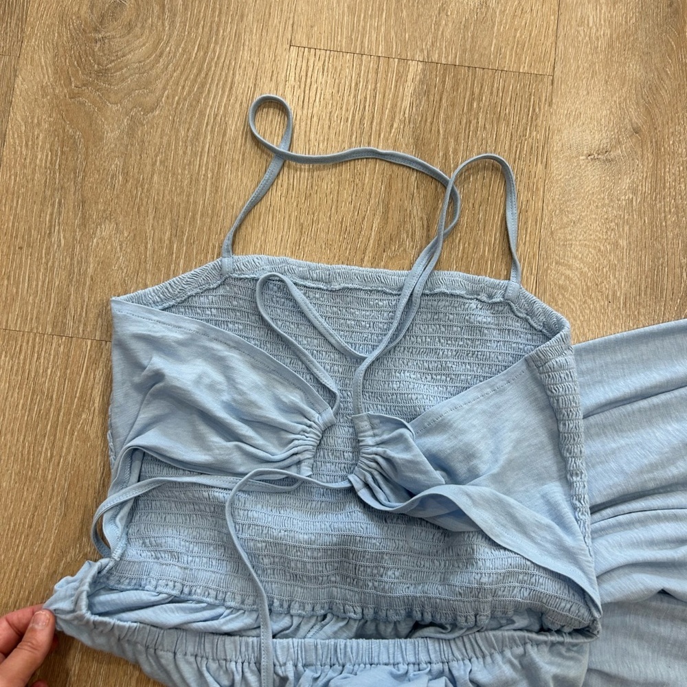 NWT AEO sunchaser knit babydoll jumpsuit - Picture 10 of 11